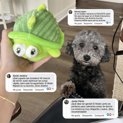 Peluche interactivo 3 en 1 para perros